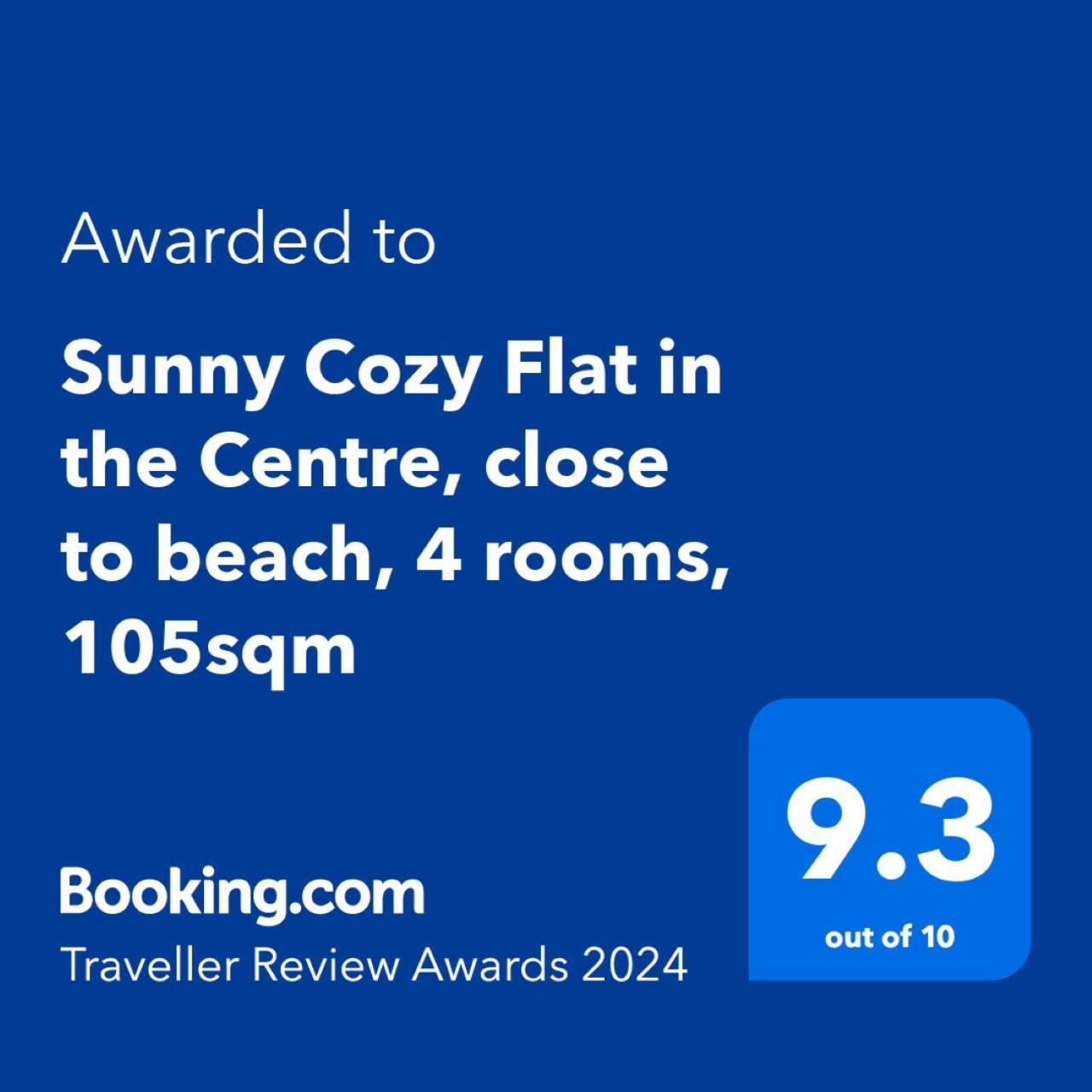 Sunny Cozy Flat In The Centre, Close To Beach, 4 Rooms, 105Sqm Varna Esterno foto